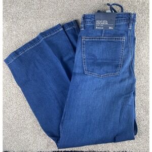 American Eagle Low Rise Strigid Ultra Wide Leg Low Rise Jean 26W (30x30) Y2K